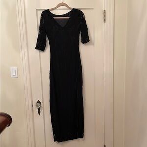 Black Lace Dress great for Halloween